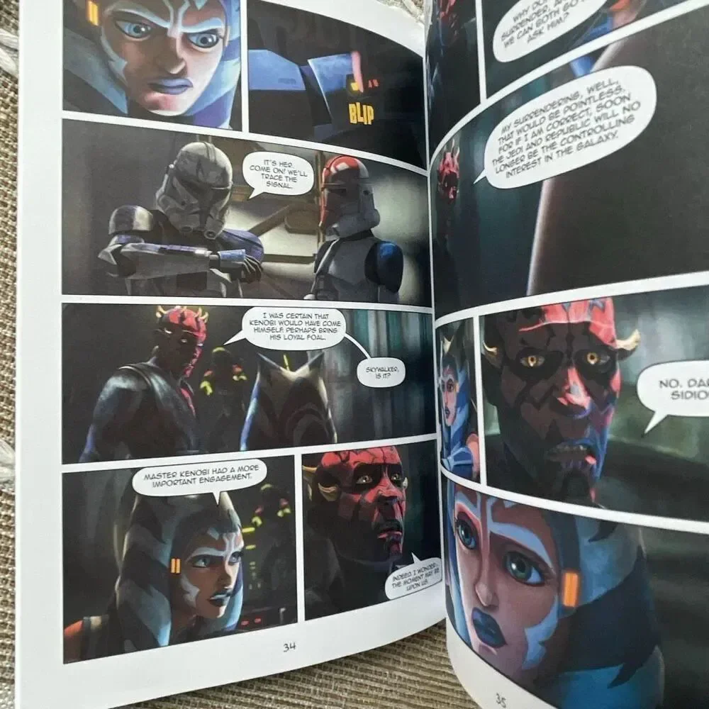 Disney Star Wars Mandalorian and Ahsoka vs Maul comic books! New
